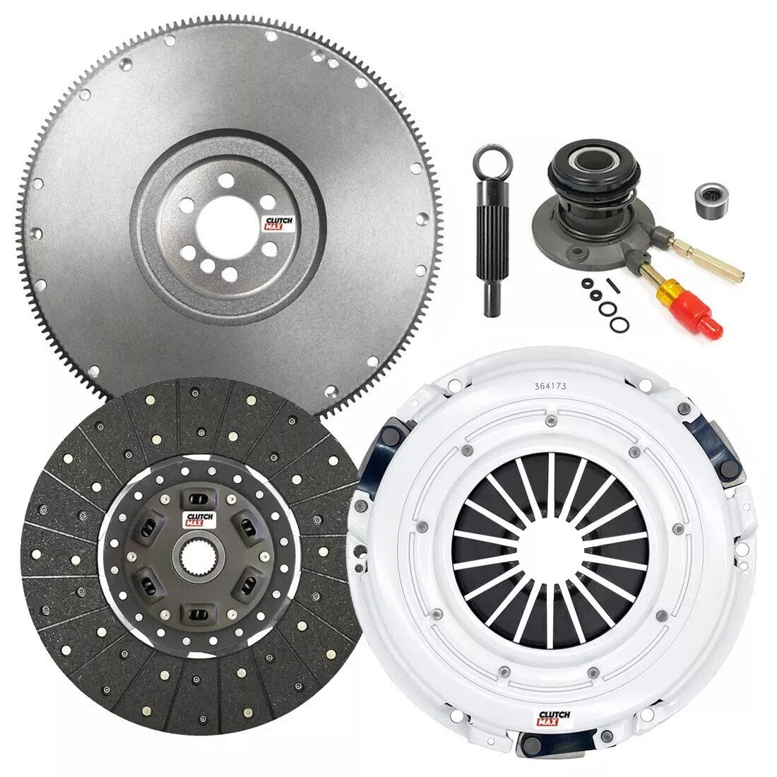 CLUTCHMAX STAGE 2 CLUTCH KIT & FLYWHEEL WITH SLAVE CYLINDER BUNDLE SET [CM04173HDWS-FW167578-ST2]