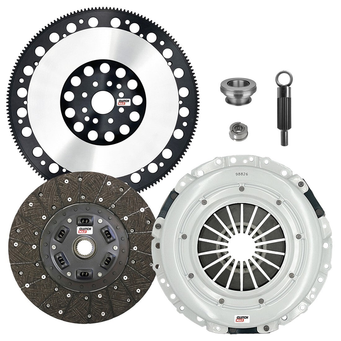 CLUTCHMAX STAGE 2 CLUTCH KIT & PERFORMANCE CHROMOLY FLYWHEEL BUNDLE SET [CM07806HDLSF-ST2]