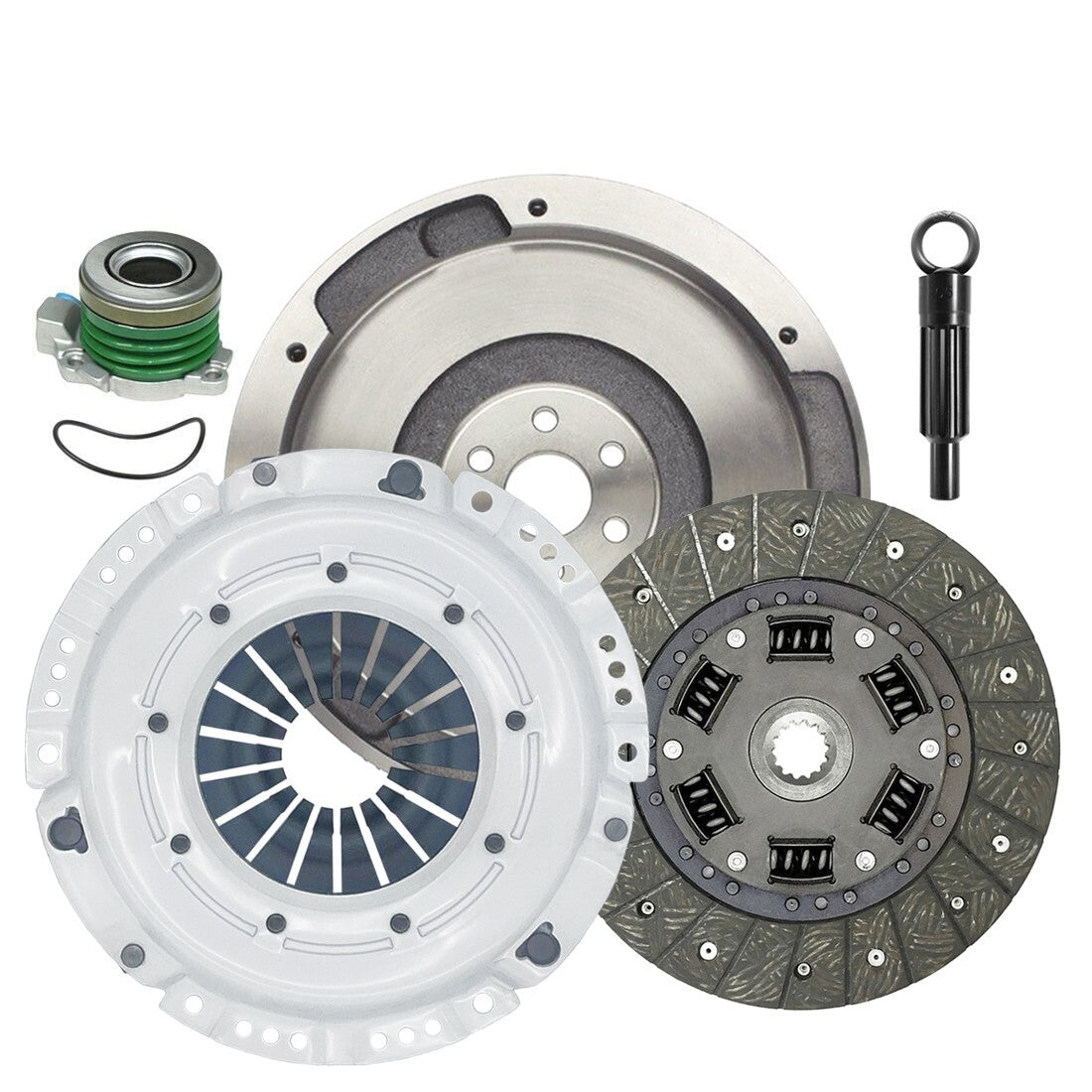 CLUTCHMAX OEM CLUTCH KIT & FLYWHEEL WITH SLAVE CYLINDER BUNDLE SET [CM04194HDWS+FW167610-CK]