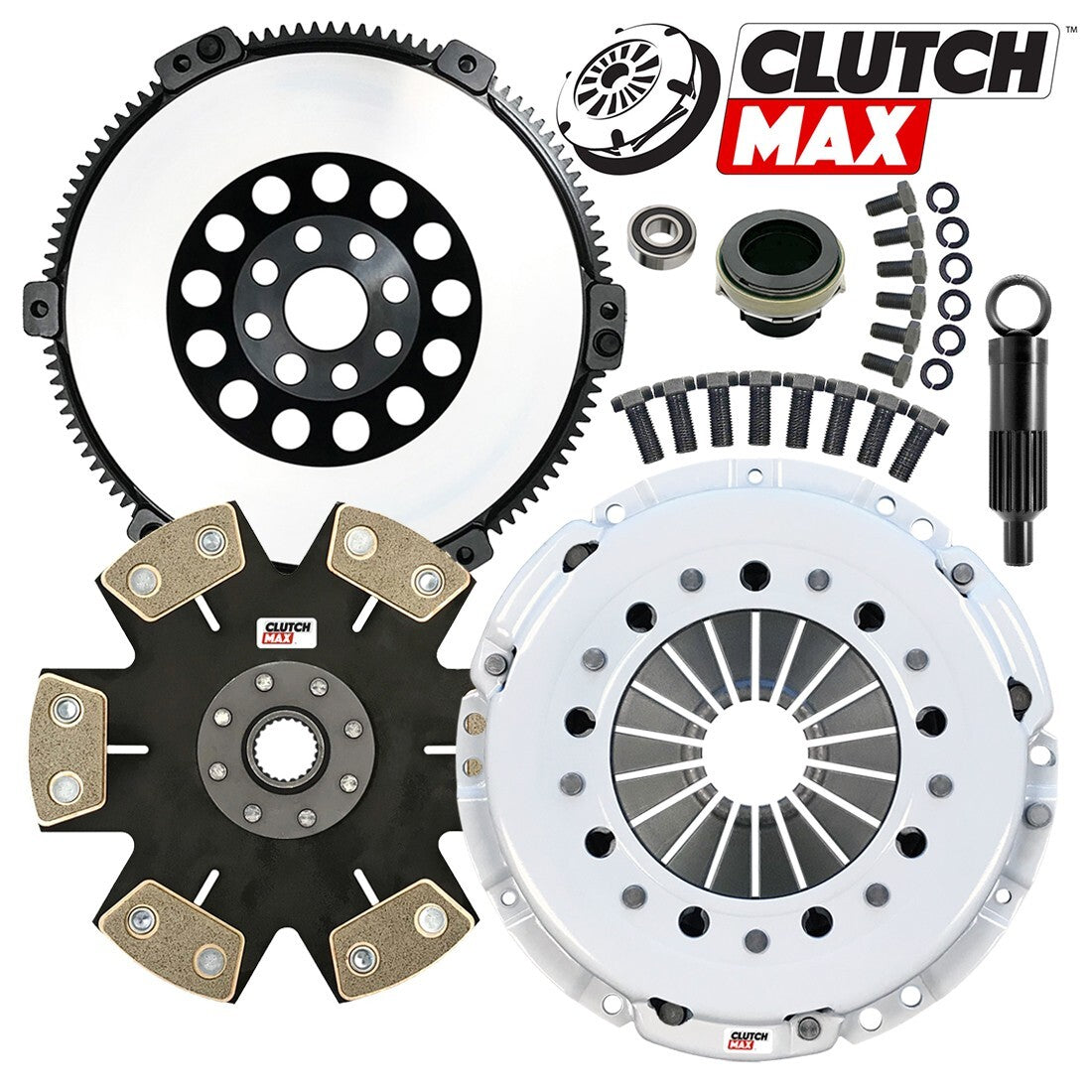 CLUTCHMAX STAGE 5 CLUTCH KIT & PERFORMANCE CHROMOLY FLYWHEEL BUNDLE SET [CM03262HDDLSF-ST5]