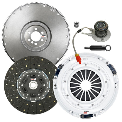 CLUTCHMAX STAGE 2 CLUTCH KIT & FLYWHEEL WITH SLAVE CYLINDER BUNDLE SET [CM04273SBWS-FW167578-ST2X]