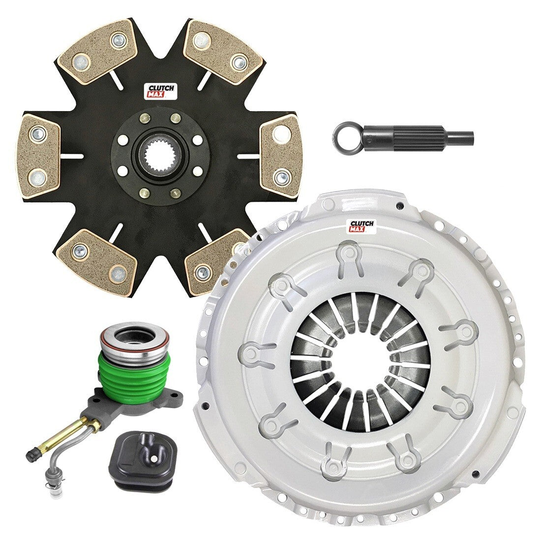 CLUTCHMAX STAGE 4 CLUTCH KIT WITH SLAVE CYLINDER BUNDLE SET [CM07137HDDWS-ST4]