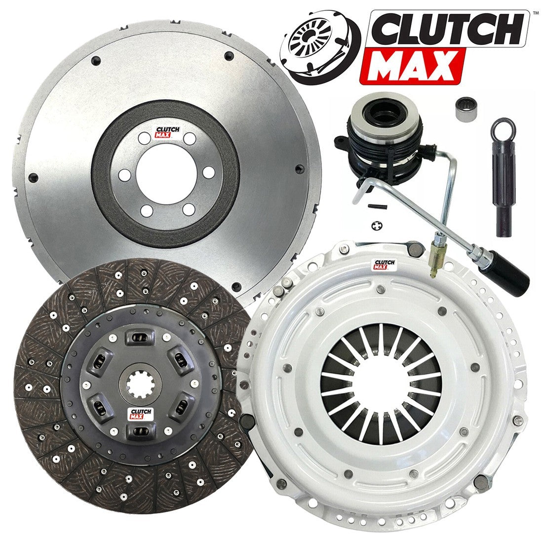 CLUTCHMAX STAGE 2 CLUTCH KIT & FLYWHEEL WITH SLAVE CYLINDER BUNDLE SET [CM01034HDWS-FW167002-ST2]