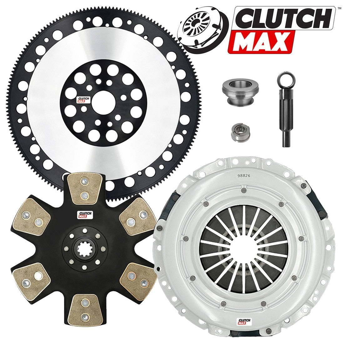 CLUTCHMAX STAGE 5 CLUTCH KIT & PERFORMANCE CHROMOLY FLYWHEEL BUNDLE SET [CM07023HDDLSF-ST5]