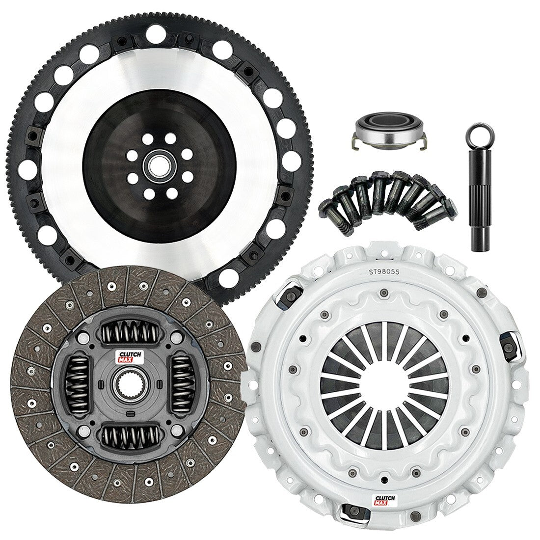 CLUTCHMAX STAGE 1 CLUTCH KIT & PERFORMANCE CHROMOLY FLYWHEEL BUNDLE SET [CM08810HDLSF-ST1]