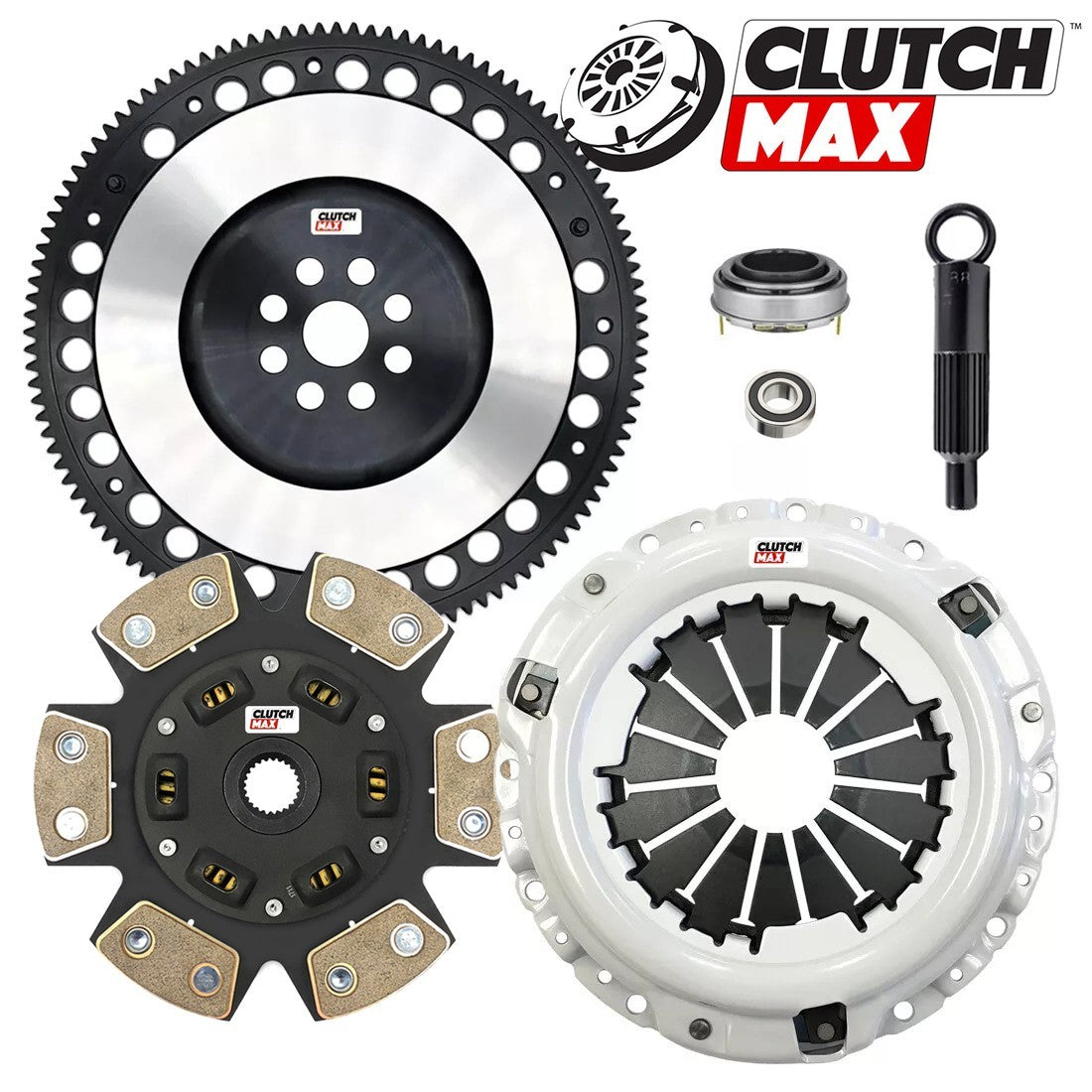 CLUTCHMAX STAGE 4 CLUTCH KIT & PERFORMANCE CHROMOLY FLYWHEEL BUNDLE SET [CM08117HDCLSF-ST4]