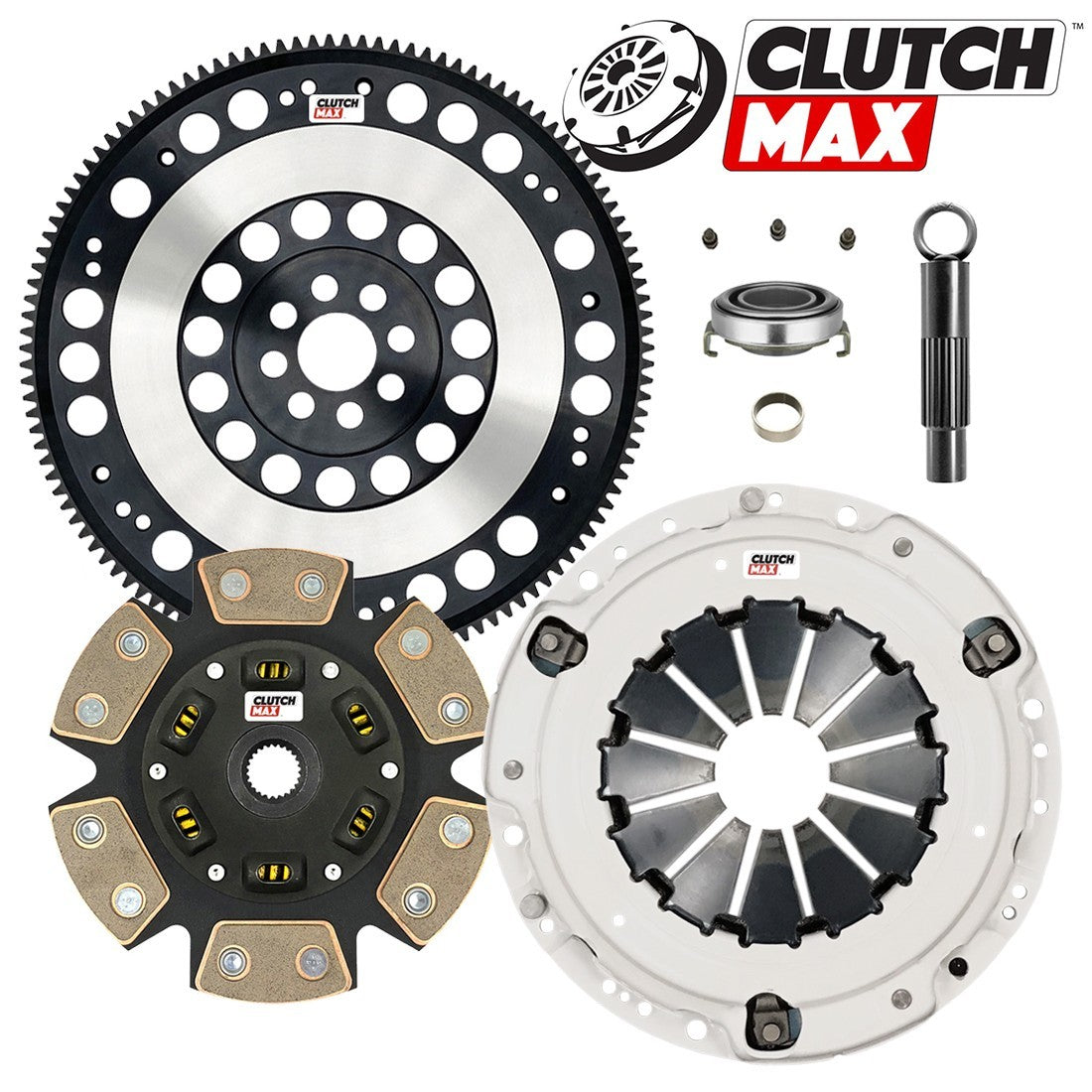 CLUTCHMAX STAGE 3 CLUTCH KIT & PERFORMANCE CHROMOLY FLYWHEEL BUNDLE SET [CM08036HDCLSF-ST3]