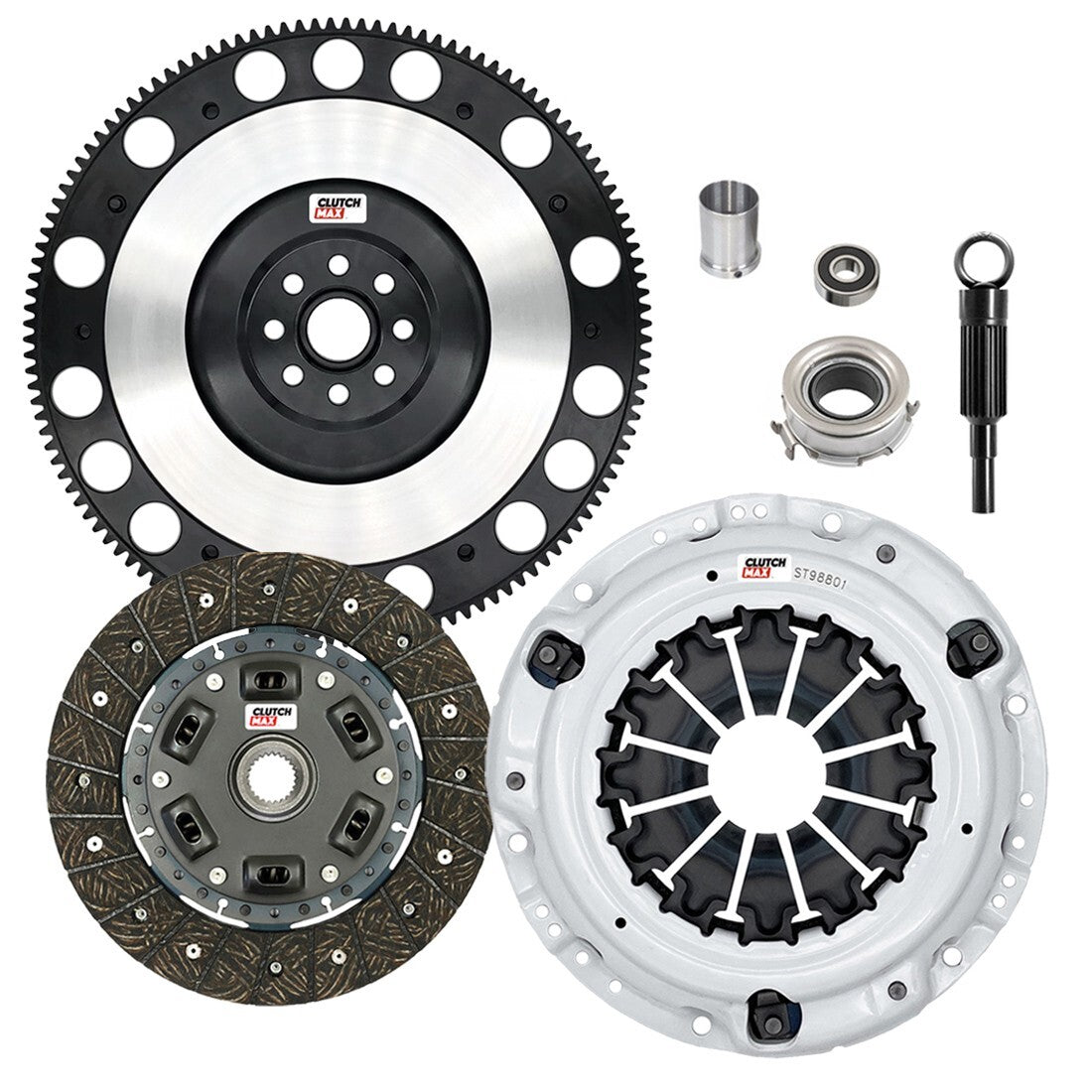 CLUTCHMAX STAGE 2 CLUTCH KIT & PERFORMANCE CHROMOLY FLYWHEEL BUNDLE SET [CM16189HDLSF-ST2]