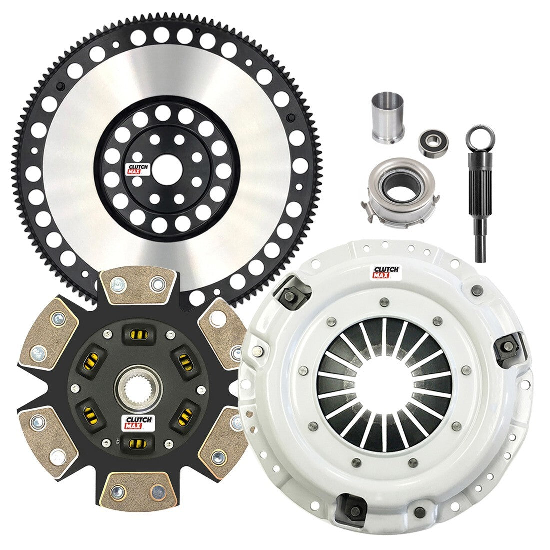 CLUTCHMAX STAGE 3 CLUTCH KIT & PERFORMANCE CHROMOLY FLYWHEEL BUNDLE SET [CM15104HDCLSF-ST3]