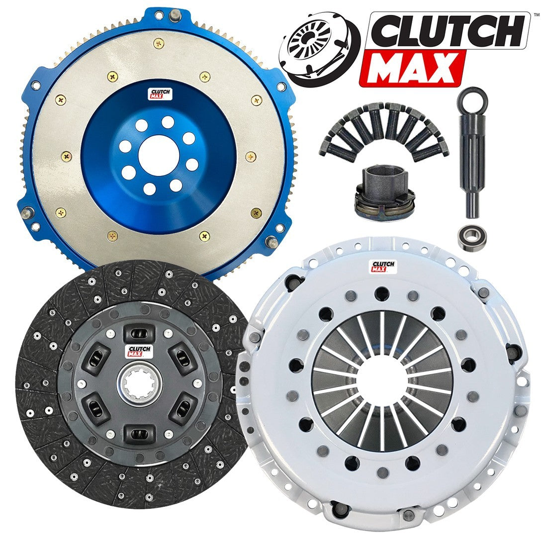CLUTCHMAX STAGE 2 CLUTCH KIT & ALUMINUM FLYWHEEL BUNDLE SET [CM03041HDLAF-ST2]
