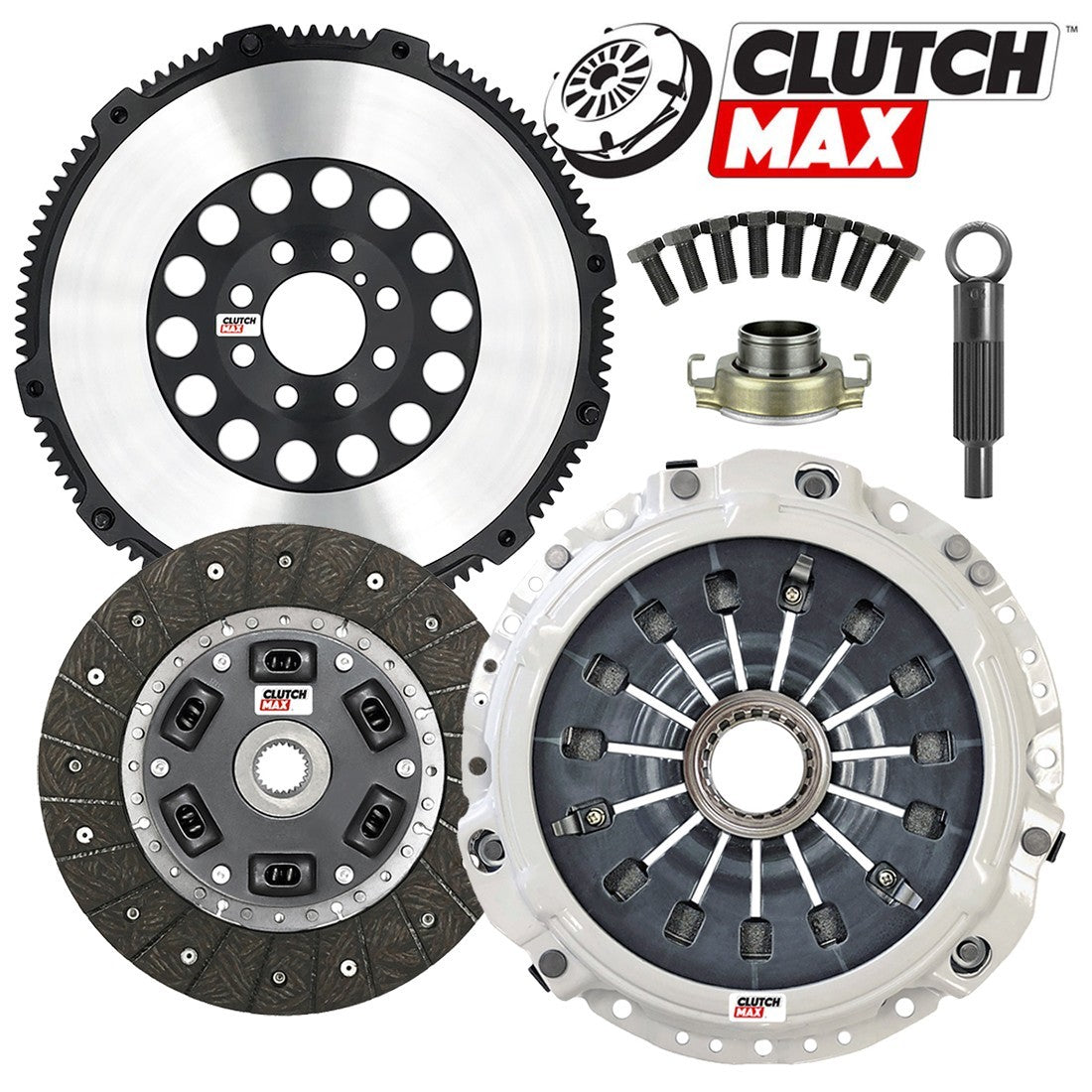 CLUTCHMAX STAGE 2 CLUTCH KIT & PERFORMANCE CHROMOLY FLYWHEEL BUNDLE SET [CM05105HDLSF-ST2]