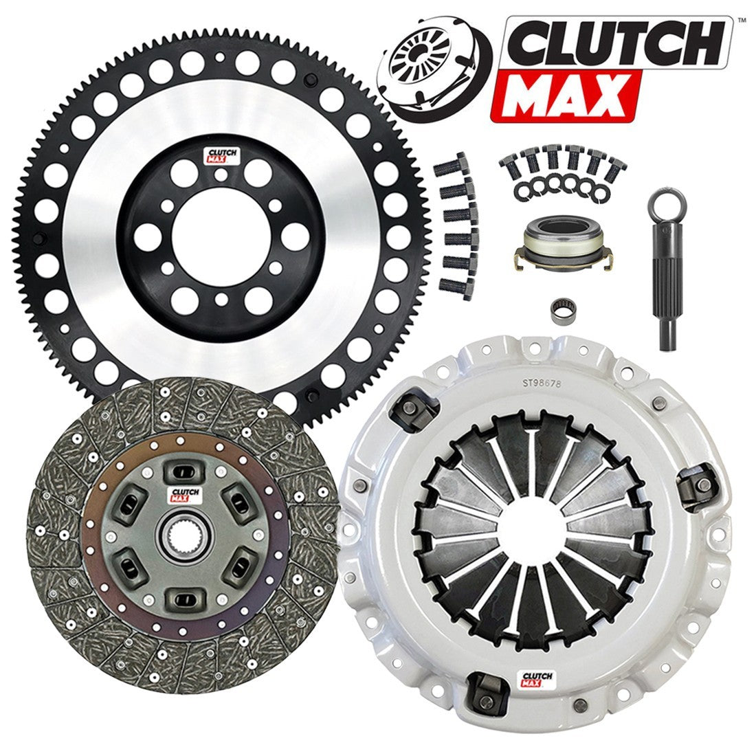 CLUTCHMAX STAGE 2 CLUTCH KIT & PERFORMANCE CHROMOLY FLYWHEEL BUNDLE SET [CM10061HDLSF-ST2]