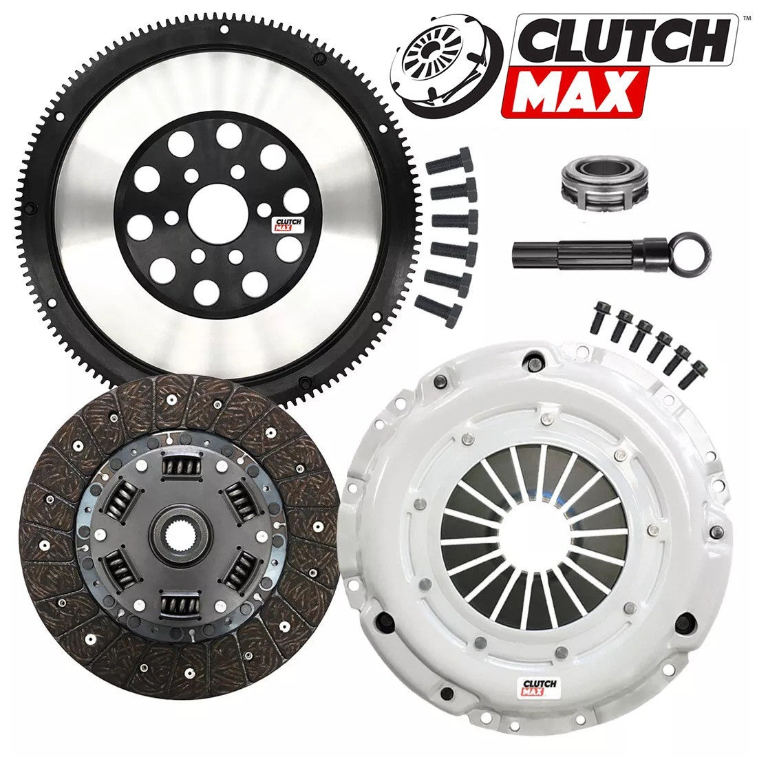 CLUTCHMAX STAGE 2 CLUTCH KIT & PERFORMANCE CHROMOLY FLYWHEEL BUNDLE SET [CM17372HDLSF-ST2]