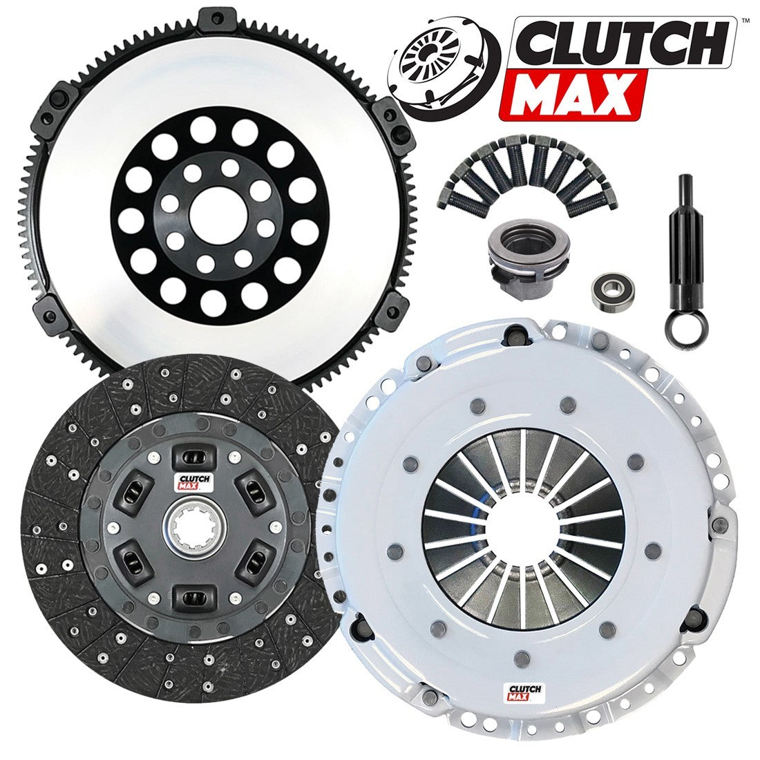 CLUTCHMAX STAGE 2 CLUTCH KIT & PERFORMANCE CHROMOLY FLYWHEEL BUNDLE SET [CM03111HDLSF-ST2]