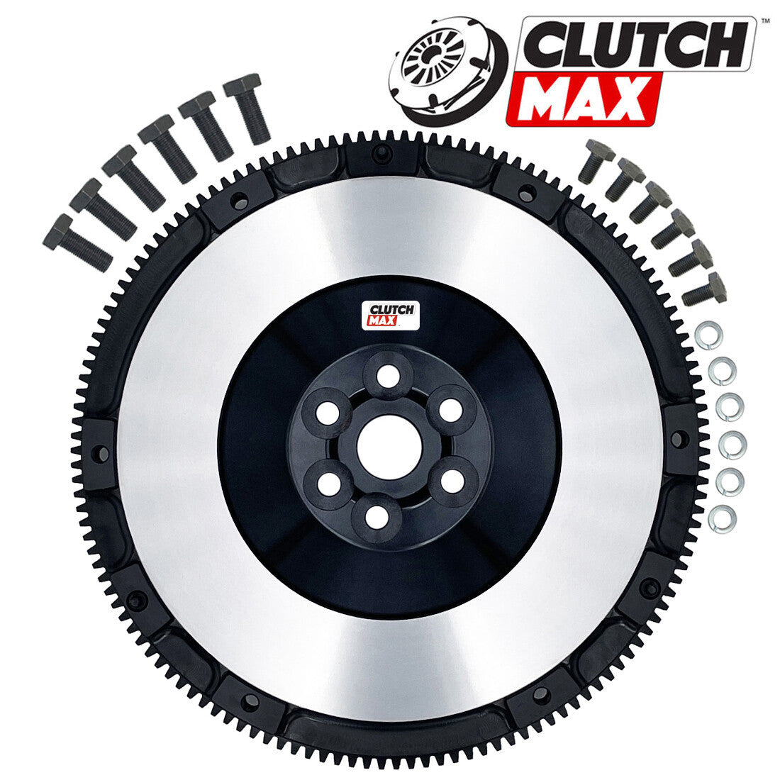CLUTCHMAX OEM CLUTCH KIT & PERFORMANCE CHROMOLY FLYWHEEL WITH SLAVE CYLINDER BUNDLE SET [CM02017HDRWS-LSF02017-CK]