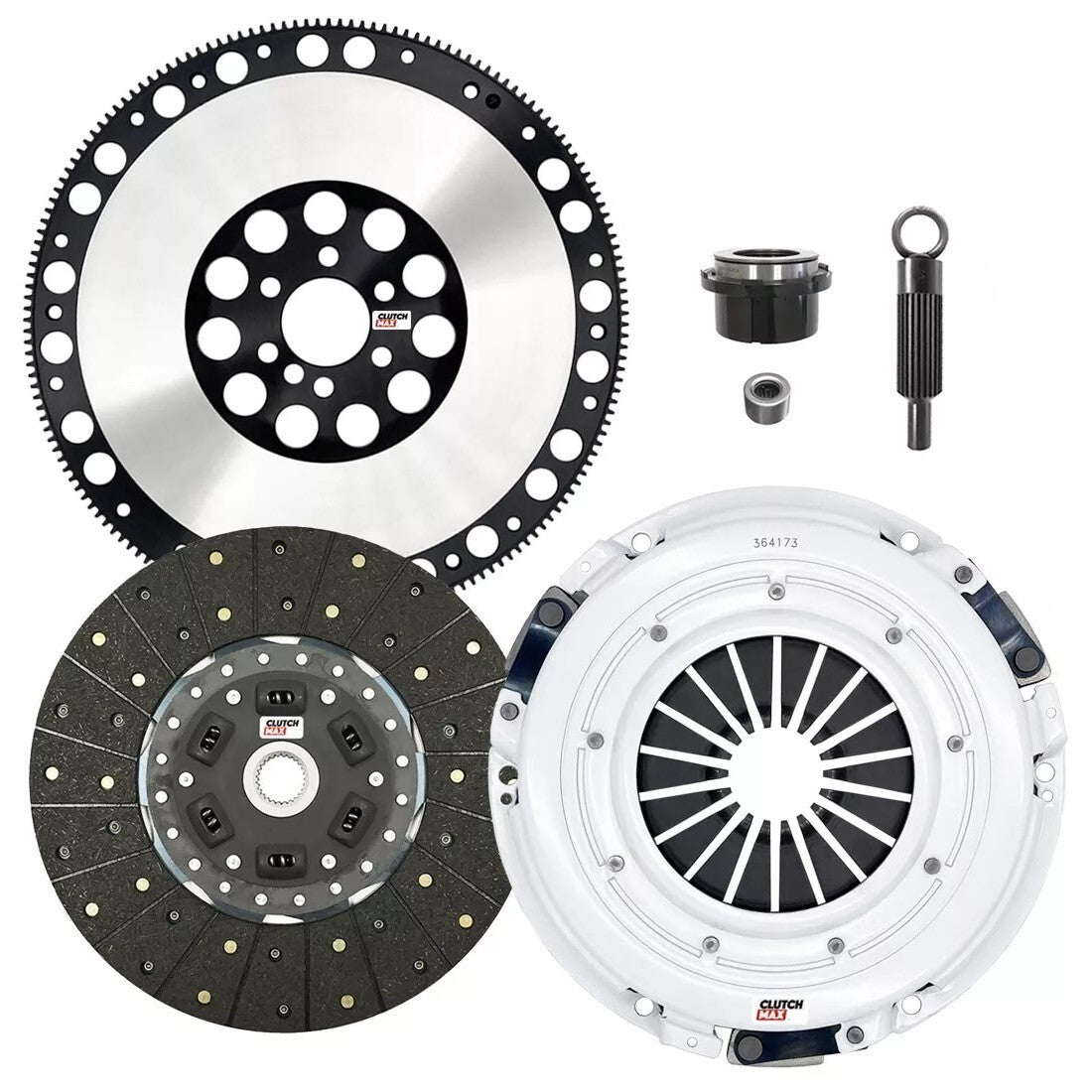 CLUTCHMAX STAGE 2 CLUTCH KIT & PERFORMANCE CHROMOLY FLYWHEEL BUNDLE SET [CM04173SBLSF-ST2X]
