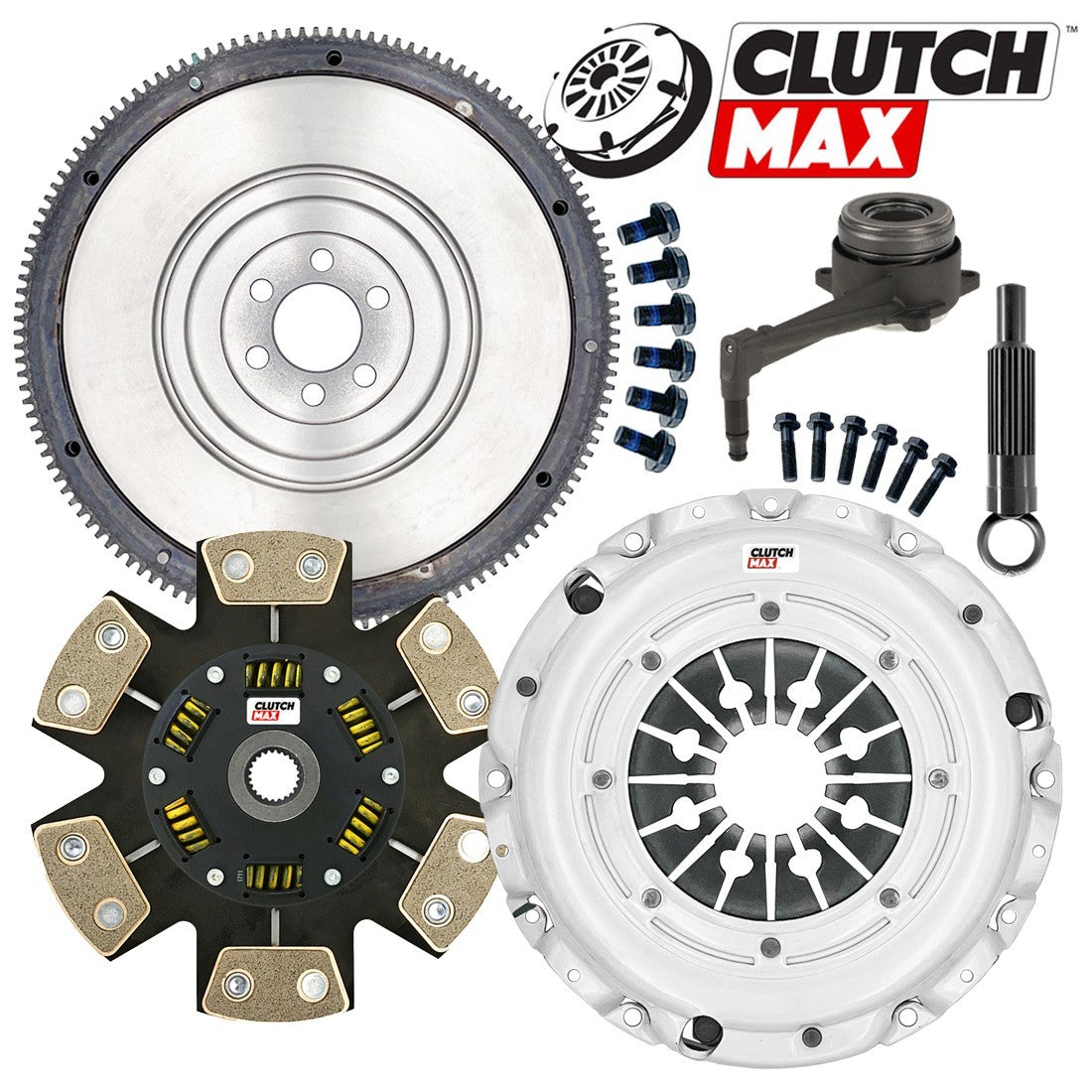 CLUTCHMAX STAGE 3 CLUTCH KIT & FLYWHEEL WITH SLAVE CYLINDER BUNDLE SET [CM02117HDCWSFW-ST3]