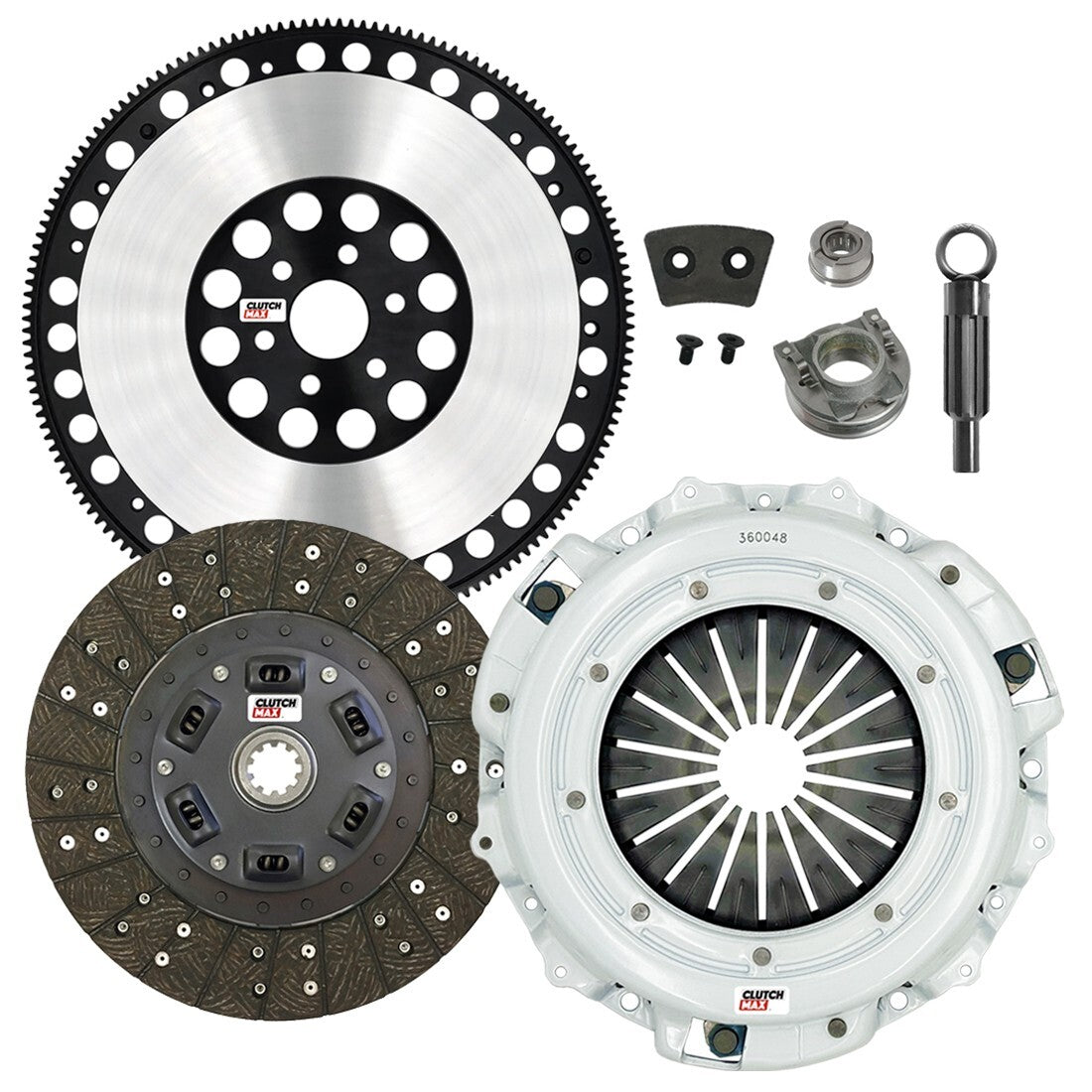 CLUTCHMAX STAGE 2 CLUTCH KIT & PERFORMANCE CHROMOLY FLYWHEEL BUNDLE SET [CM07014HDLSF-ST2]