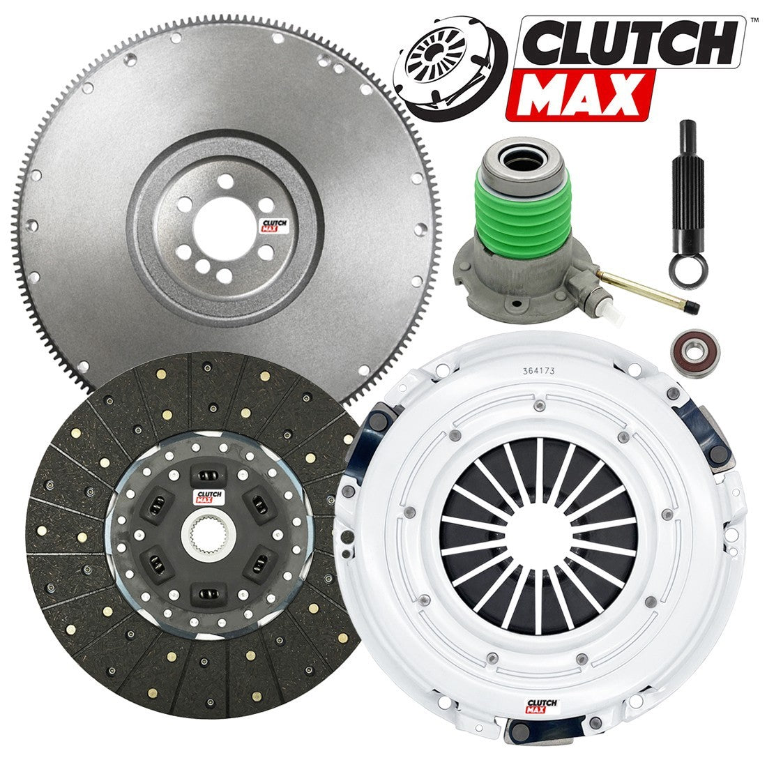 CLUTCHMAX STAGE 2 CLUTCH KIT & FLYWHEEL WITH SLAVE CYLINDER BUNDLE SET [CM04804SBWS-FW167578-ST2X]