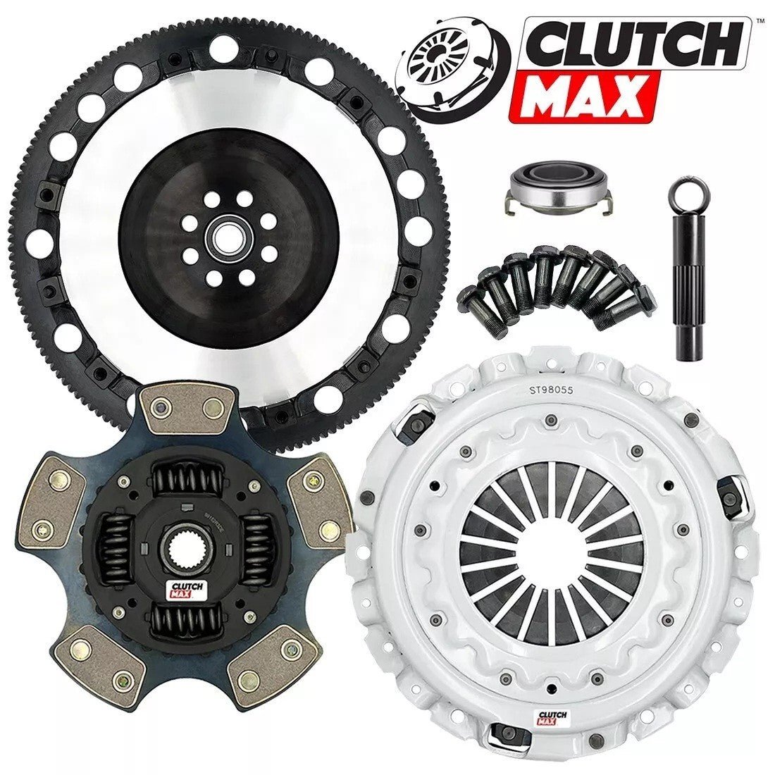 CLUTCHMAX STAGE 3 CLUTCH KIT & PERFORMANCE CHROMOLY FLYWHEEL BUNDLE SET [CM08820HDCLSF-ST3]