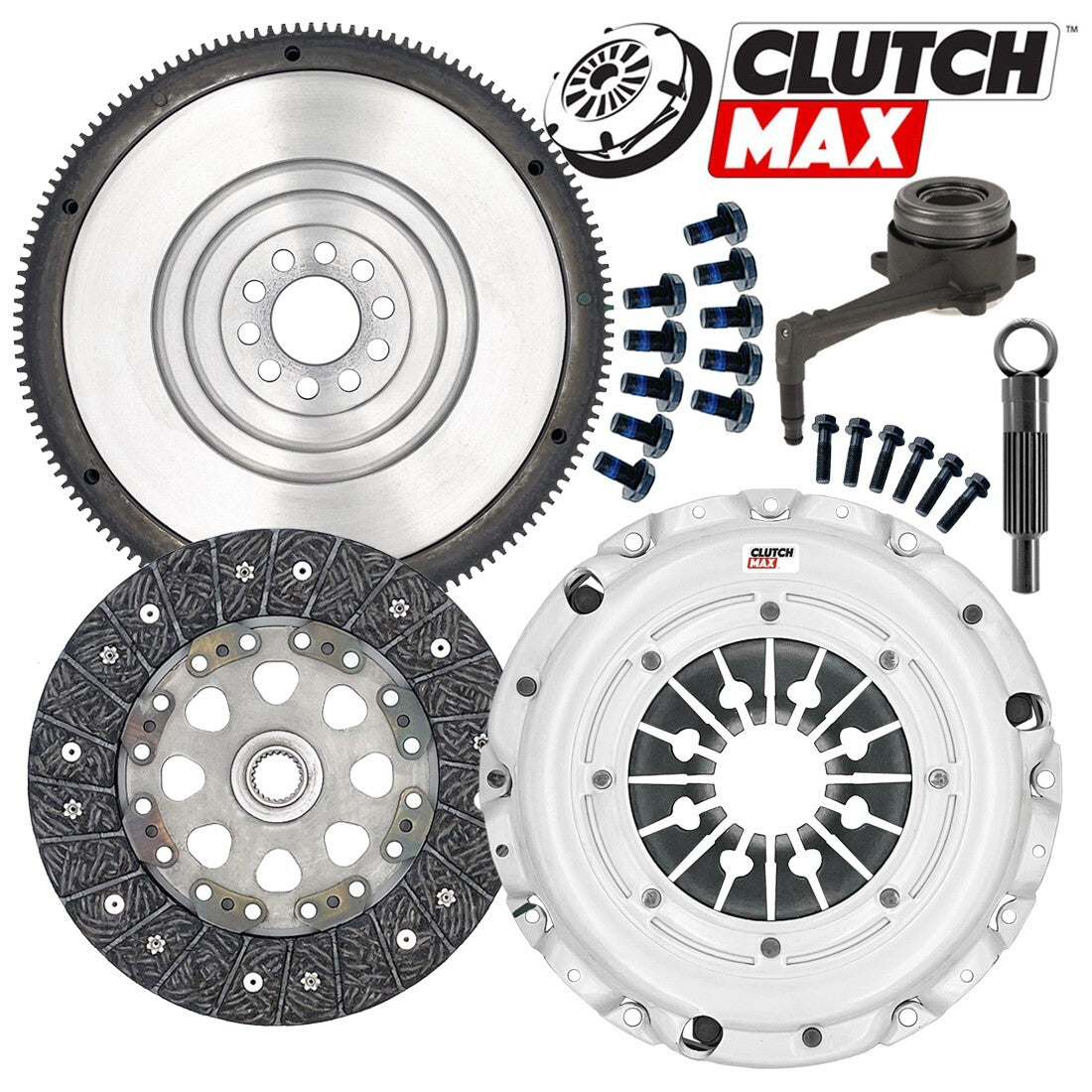CLUTCHMAX STAGE 1 CLUTCH KIT & FLYWHEEL WITH SLAVE CYLINDER BUNDLE SET [CM02217HDRWSFW-ST1R]