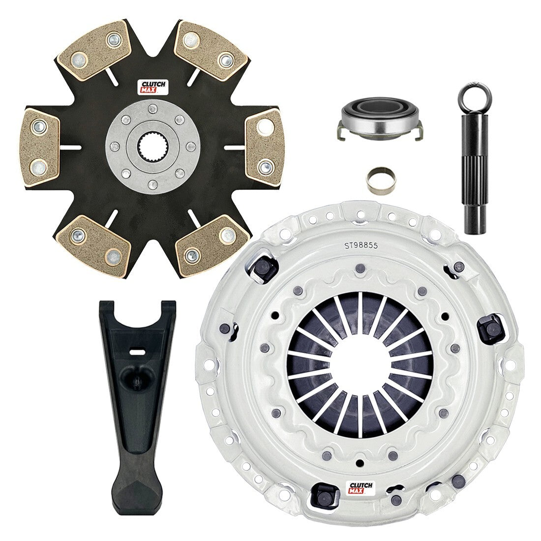 CLUTCHMAX STAGE 4 CLUTCH KIT & CLUTCH FORK BUNDLE SET [CM08829HDD-CFP140-ST4]