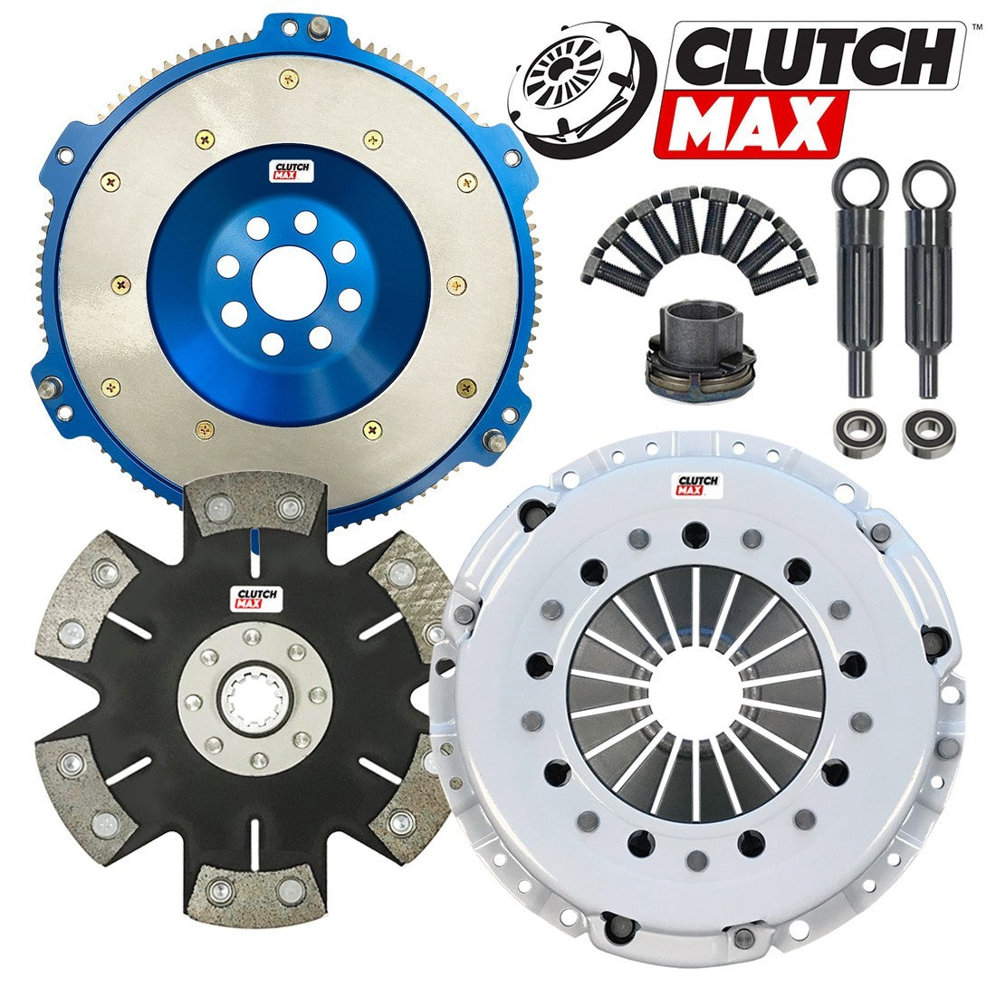 CLUTCHMAX STAGE 6 CLUTCH KIT & ALUMINUM FLYWHEEL BUNDLE SET [CM03005R5LAF-ST6]