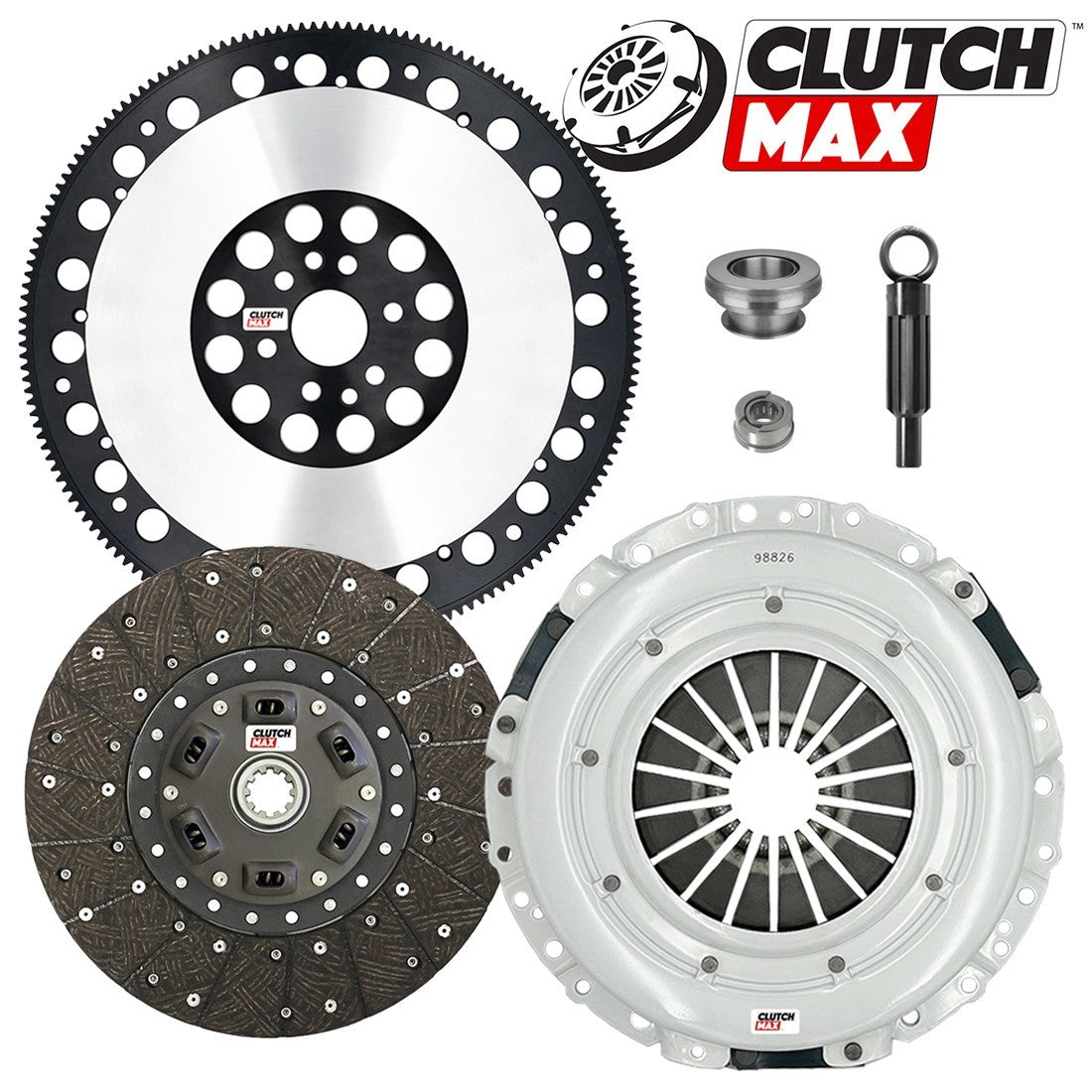 CLUTCHMAX STAGE 2 CLUTCH KIT & PERFORMANCE CHROMOLY FLYWHEEL BUNDLE SET [CM07023HDLSF-ST2]
