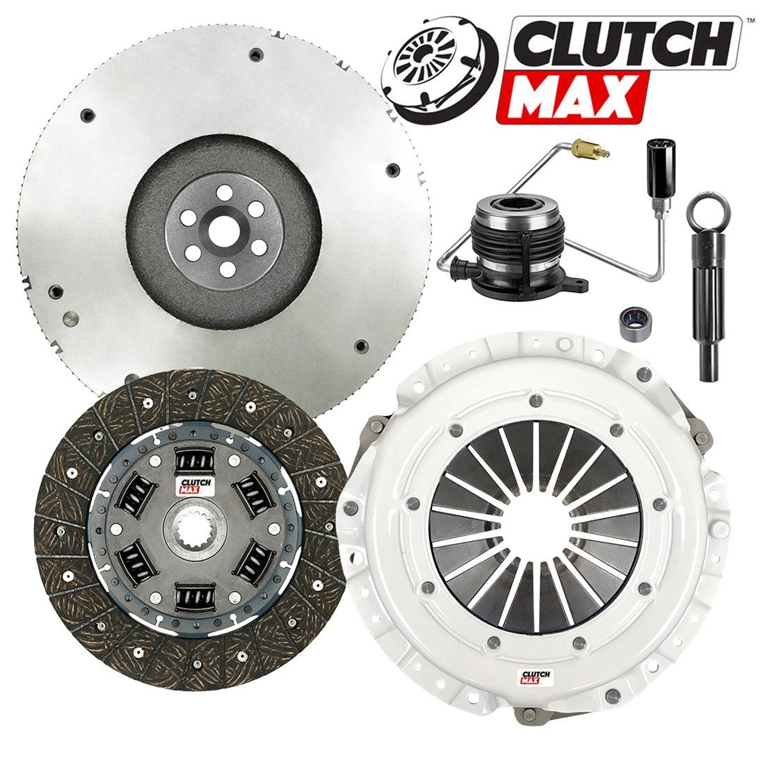 CLUTCHMAX STAGE 2 CLUTCH KIT & FLYWHEEL WITH SLAVE CYLINDER BUNDLE SET [CM01133HDWS+FW167008-ST2]
