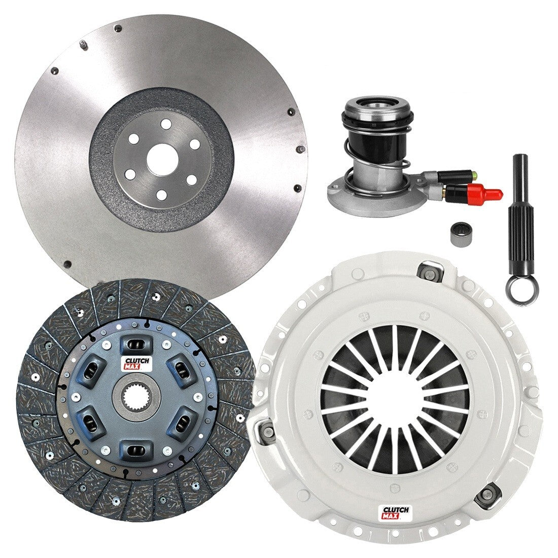 CLUTCHMAX STAGE 2 CLUTCH KIT & FLYWHEEL WITH SLAVE CYLINDER BUNDLE SET [CM07054HDWS-FW167940-ST2]