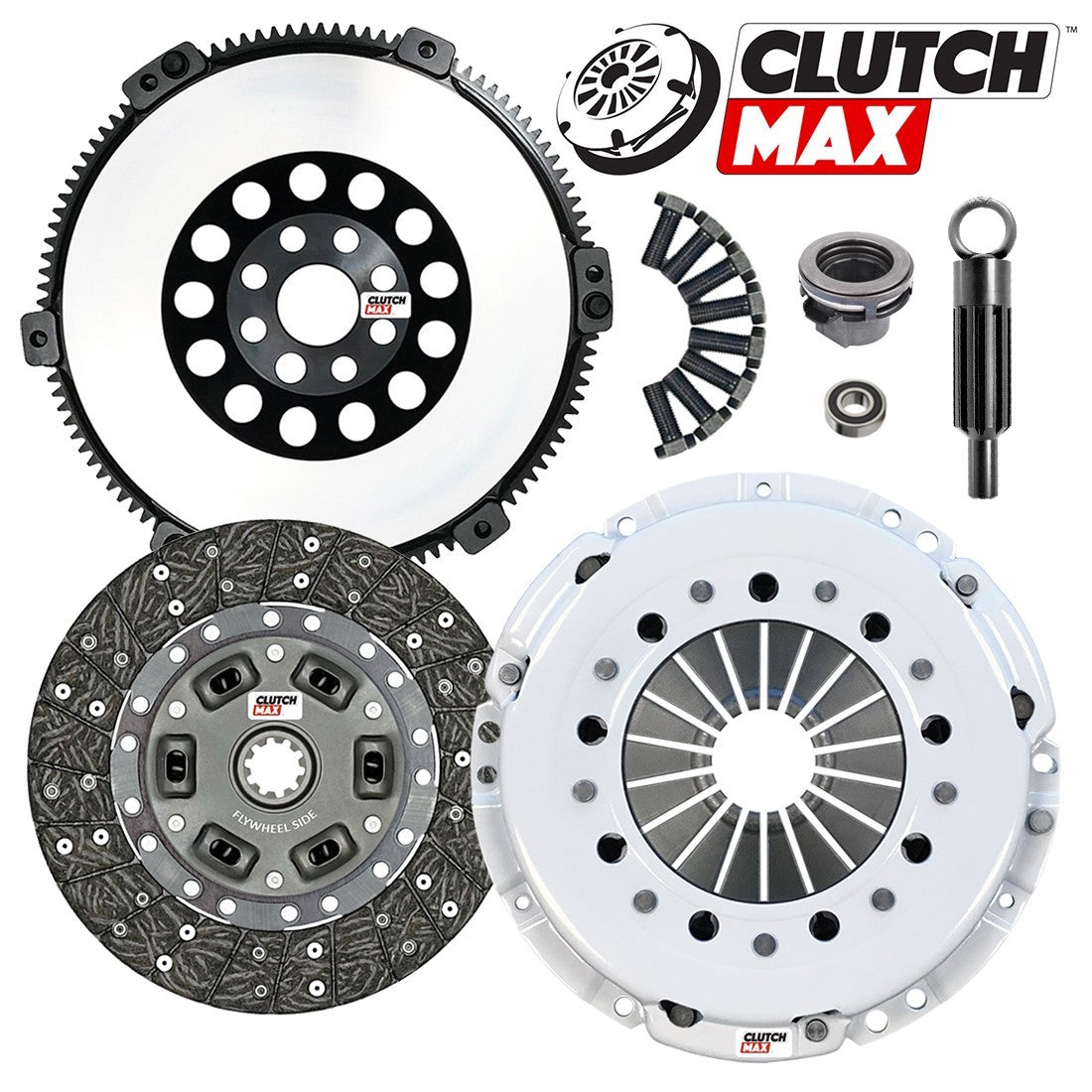 CLUTCHMAX STAGE 1 CLUTCH KIT & PERFORMANCE CHROMOLY FLYWHEEL BUNDLE SET [CM03049HDLSF-ST1]