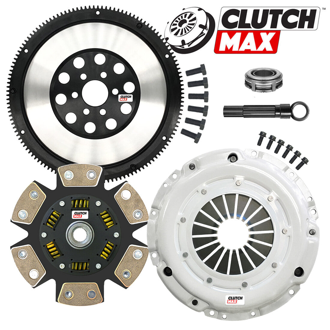 CLUTCHMAX STAGE 3 CLUTCH KIT & PERFORMANCE CHROMOLY FLYWHEEL BUNDLE SET [CM17065HDCLSF-ST3]