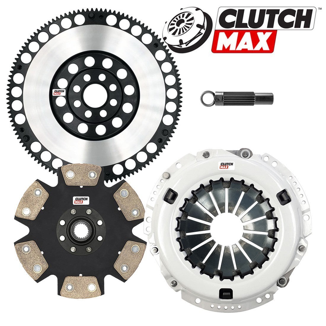 CLUTCHMAX STAGE 4 CLUTCH KIT & PERFORMANCE CHROMOLY FLYWHEEL BUNDLE SET [CM16087HDDLSF-ST4]