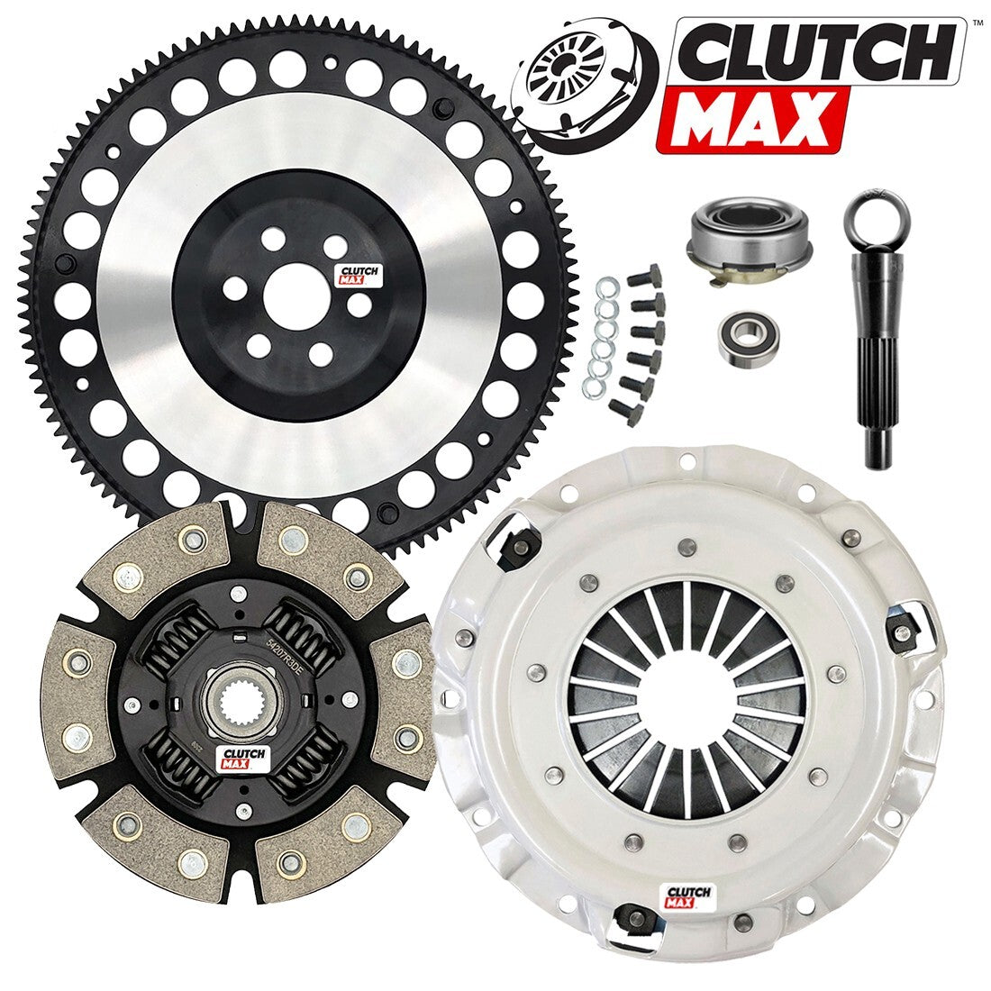 CLUTCHMAX STAGE 3 CLUTCH KIT & PERFORMANCE CHROMOLY FLYWHEEL BUNDLE SET [CM10040HDCLSF-ST3]
