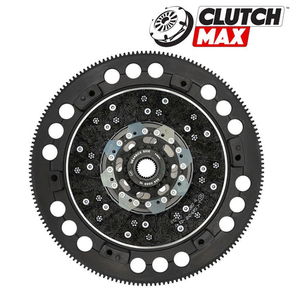 CLUTCHMAX 800HP TWIN PLATE CLUTCH KIT & PERFORMANCE CHROMOLY FLYWHEEL BUNDLE SET [CM04232MPLSF-CK]