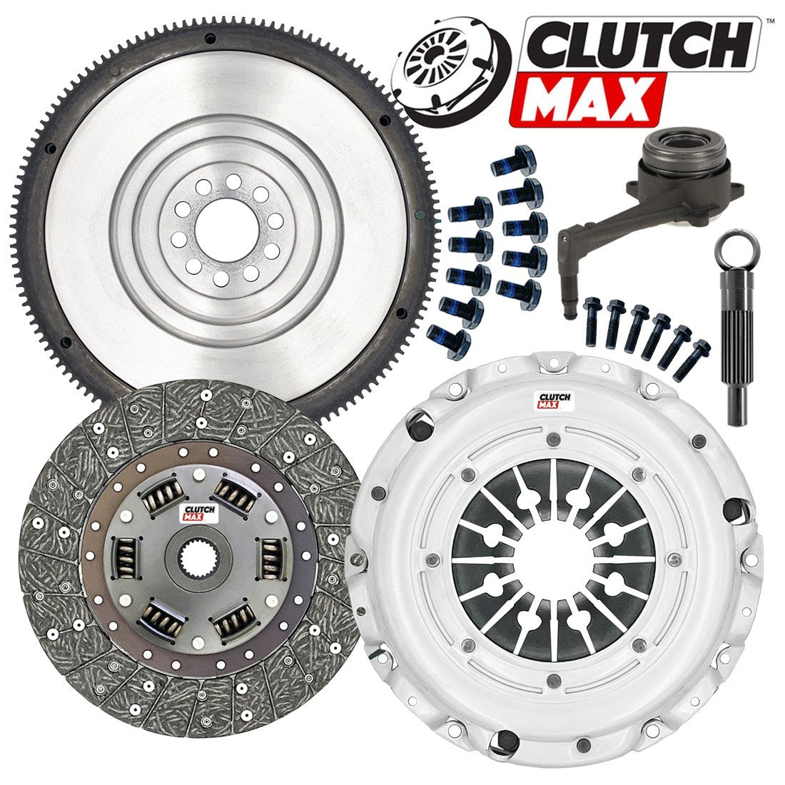 CLUTCHMAX STAGE 1 CLUTCH KIT & FLYWHEEL WITH SLAVE CYLINDER BUNDLE SET [CM02217HDWSFW-ST1]