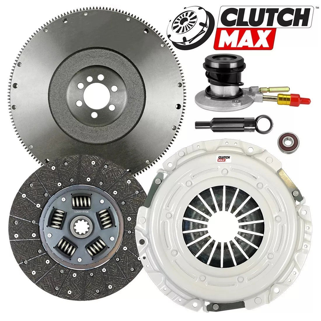 CLUTCHMAX STAGE 2 CLUTCH KIT & FLYWHEEL WITH SLAVE CYLINDER BUNDLE SET [CM04090HDWS-FW167575-ST2]
