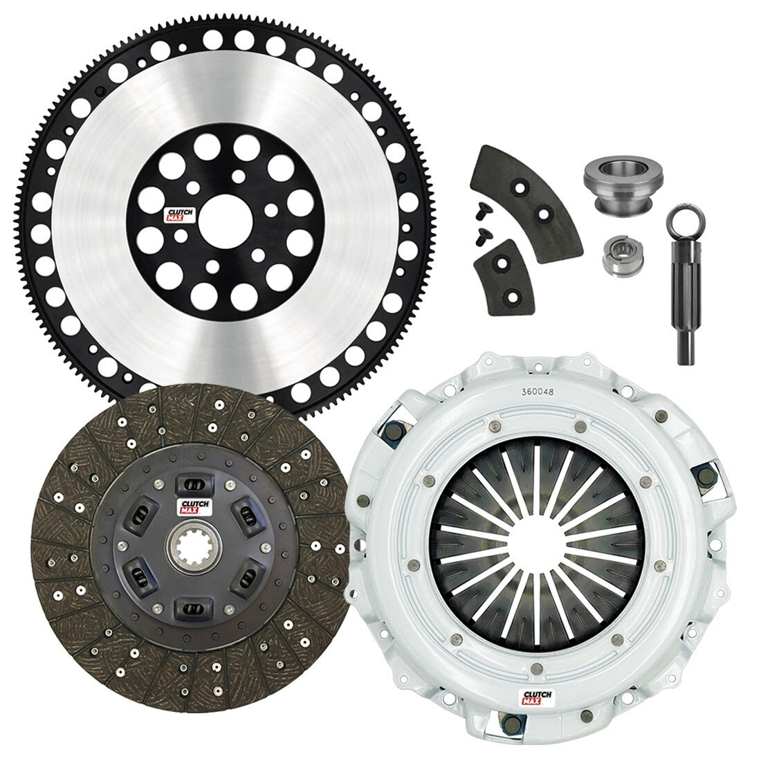CLUTCHMAX STAGE 2 CLUTCH KIT & PERFORMANCE CHROMOLY FLYWHEEL BUNDLE SET [CM07042HDLSF-ST2]