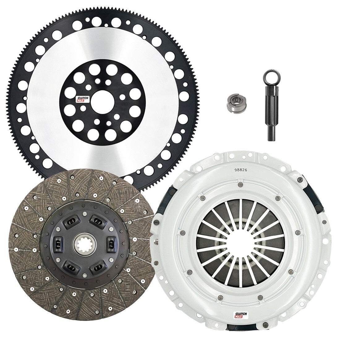 CLUTCHMAX STAGE 1 CLUTCH KIT & PERFORMANCE CHROMOLY FLYWHEEL BUNDLE SET [CM07187HD-LSF07023-ST1]