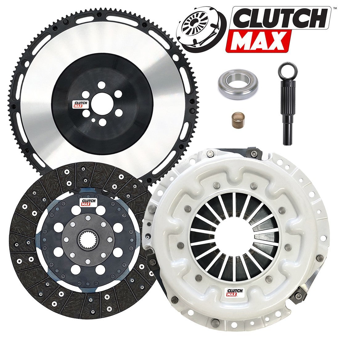 CLUTCHMAX STAGE 2 CLUTCH KIT & PERFORMANCE CHROMOLY FLYWHEEL BUNDLE SET [CM06038HDRLSF-ST2R]