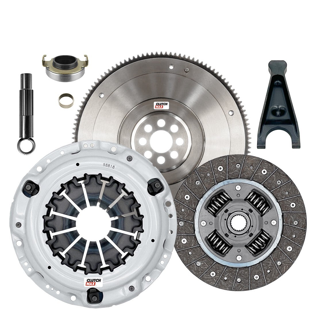 CLUTCHMAX OEM CLUTCH KIT & FLYWHEEL & CLUTCH FORK BUNDLE SET [CM08148HDFW-CFP140-CK]