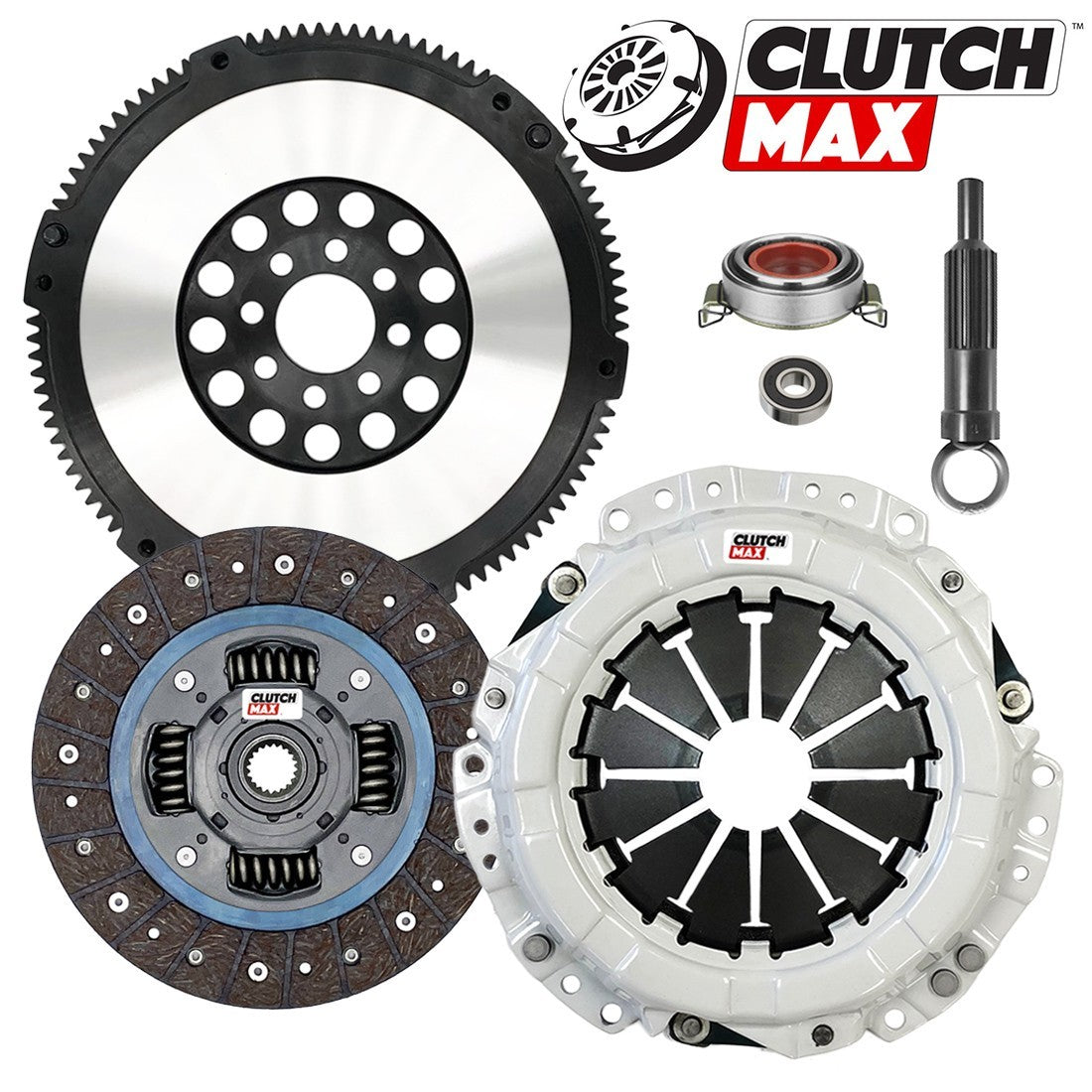 CLUTCHMAX STAGE 2 CLUTCH KIT & PERFORMANCE CHROMOLY FLYWHEEL BUNDLE SET [CM16080HDLSF-ST2]