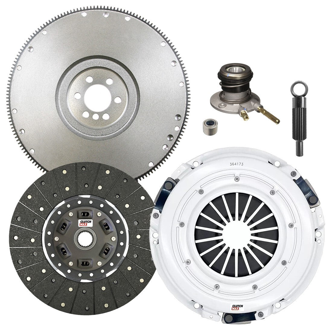CLUTCHMAX STAGE 2 CLUTCH KIT & FLYWHEEL WITH SLAVE CYLINDER BUNDLE SET [CM04222SBWS-FW167578-ST2R]