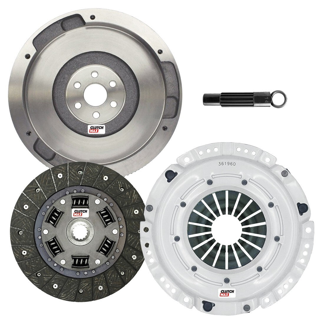 CLUTCHMAX STAGE 2 CLUTCH KIT & FLYWHEEL BUNDLE SET [CM04195HDFW-ST2]