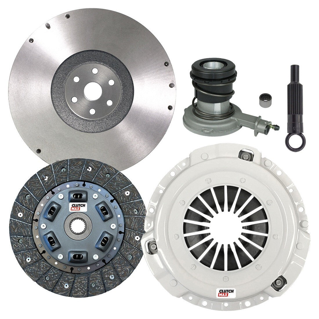 CLUTCHMAX STAGE 2 CLUTCH KIT & FLYWHEEL WITH SLAVE CYLINDER BUNDLE SET [CM07048HDWS-FW167940-ST2]