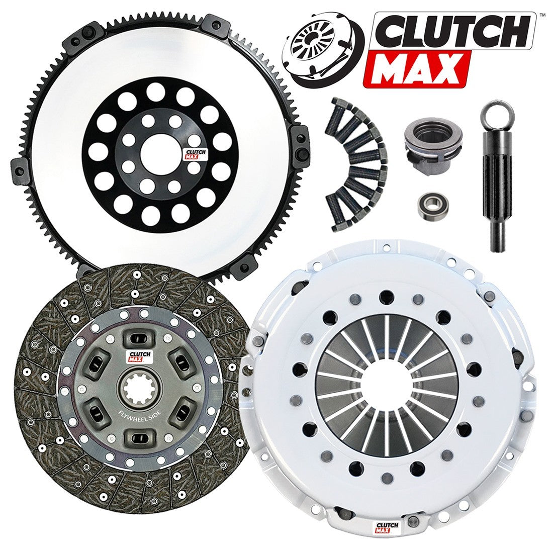 CLUTCHMAX STAGE 2 CLUTCH KIT & PERFORMANCE CHROMOLY FLYWHEEL BUNDLE SET [CM03049HDLSF-ST2]