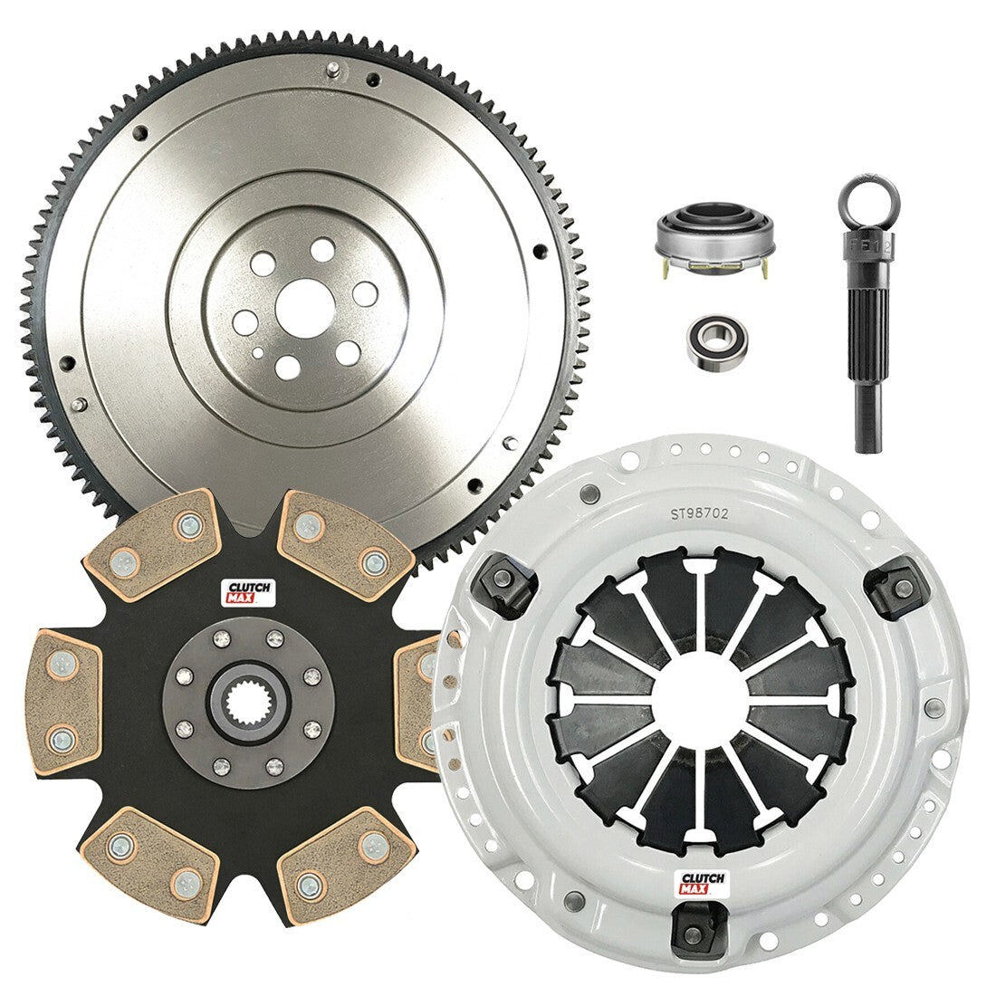 CLUTCHMAX STAGE 4 CLUTCH KIT & FLYWHEEL BUNDLE SET [CM08012HDDFW-ST4]
