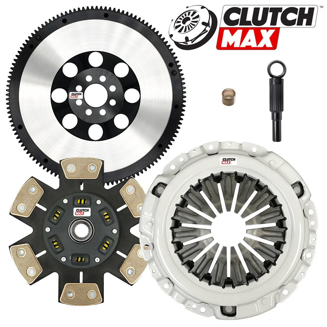 CLUTCHMAX STAGE 3 CLUTCH KIT & PERFORMANCE CHROMOLY FLYWHEEL BUNDLE SET [CM06082HDCLSF-ST3]