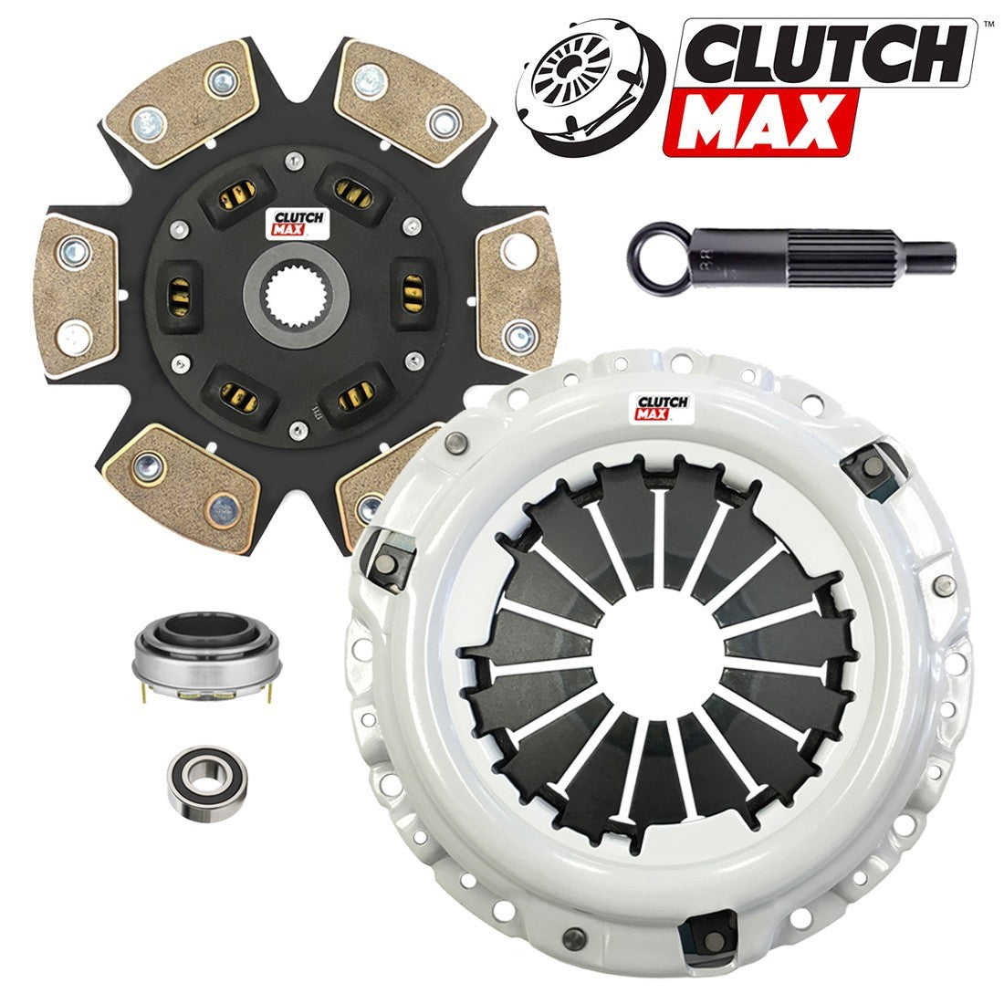 CLUTCHMAX STAGE 3 CLUTCH KIT & PERFORMANCE CHROMOLY FLYWHEEL BUNDLE SET [CM08017HDCLSF-ST3]