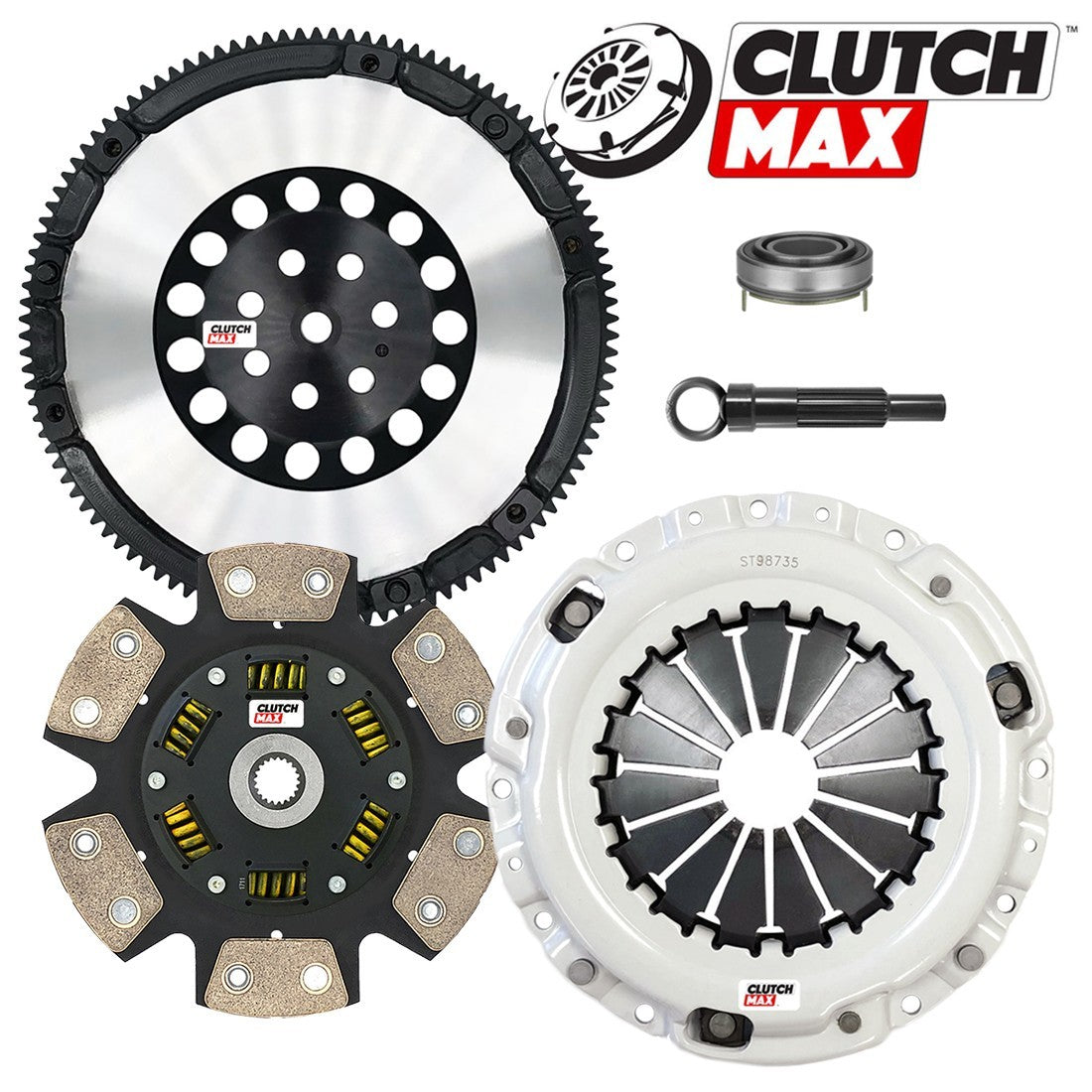 CLUTCHMAX STAGE 3 CLUTCH KIT & PERFORMANCE CHROMOLY FLYWHEEL BUNDLE SET [CM05048HDCLSF7-ST3]